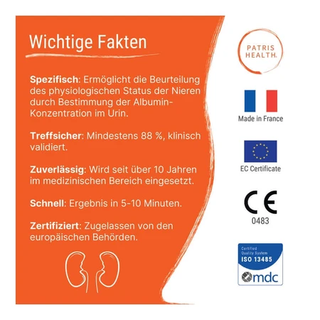 Patris Health Nierenfunktions-Selbsttest 1 St