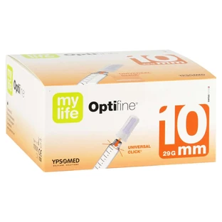 Mylife Optifine-pennaalden, 10 mm, verpakking van 100 stuks