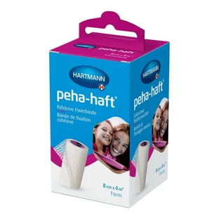 Peha Adhesive Fixation Bandage, Latex-Free, 8 cm x 4 m, 1 piece