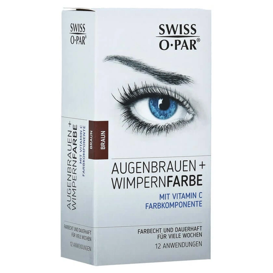 Set de tinte para cejas y pestañas, Brown Swiss, 1 unidad