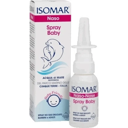 Aerosol nasal isotónico de agua de mar (sin gas), + 2 años, Isomar