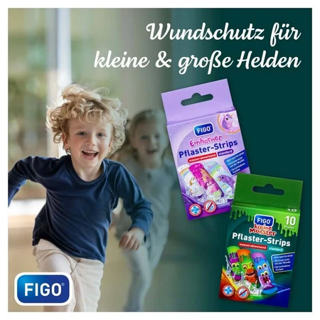 Pansements Figo pour enfants : Little Monsters (paquet de 10)