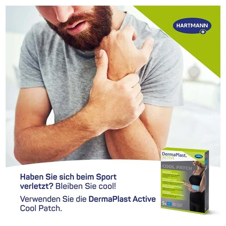DermaPlast Active Cool Patch 10x14 cm, 5 pieces