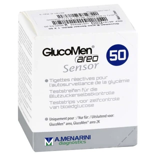 Tiras reactivas Glucomen areo Sensor, 50 unidades