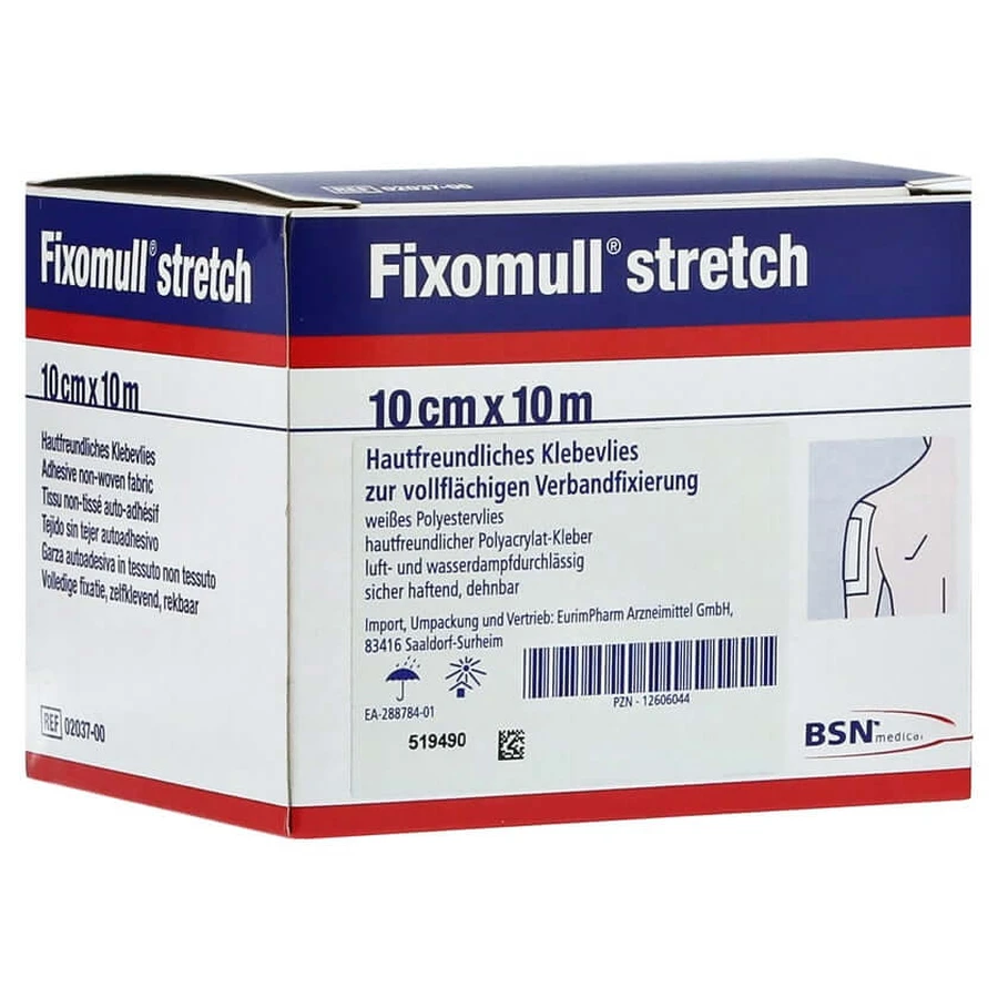 Fixomull Stretch 10 cm x 10 m, 1 rol