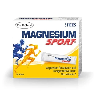Dr. Böhm Bâtonnets de magnésium pour le sport, 20 x 1,5 g