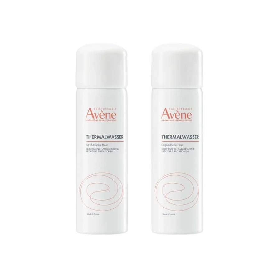 Set de spray de agua termal de Avene (2 x 50 ml)