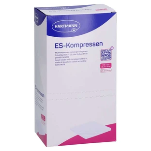 Sterile Es-compresses, 10 x 20 cm, 8-ply, 25 x 2 packs