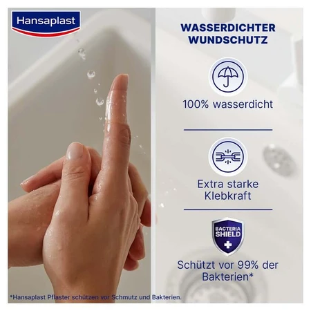 Apósitos Hansaplast Aqua Protect, paquete de 20