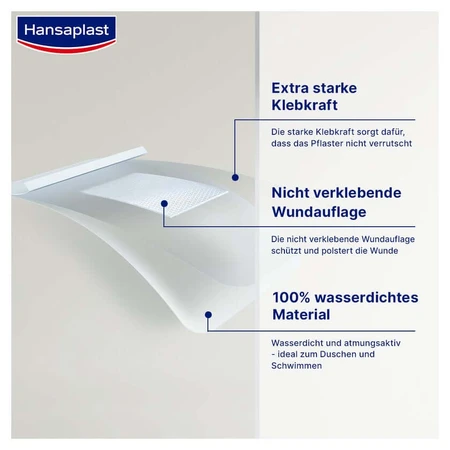 Apósitos Hansaplast Aqua Protect, paquete de 20