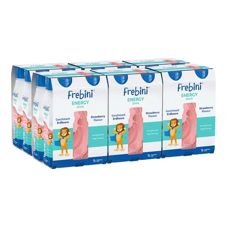 Boisson énergétique et nutritive Frebini, fraise, 6 x 4 x 200 ml