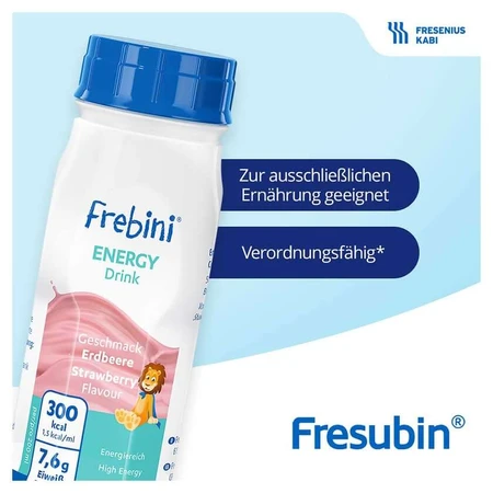 Boisson énergétique et nutritive Frebini, fraise, 6 x 4 x 200 ml