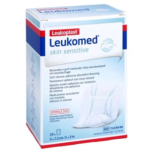 Leukomed Skin Sensitive, estériles, 5 x 7,2 cm, paquete de 20 unidades
