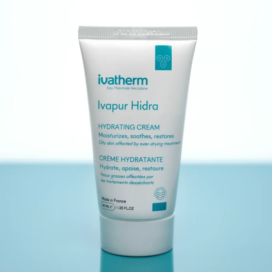  Ivapur Hidra Feuchtigkeitscreme für empfindliche und fettige Haut, 40 ml, Ivatherm