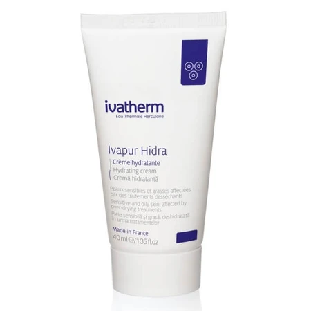  Ivapur Hidra Feuchtigkeitscreme für empfindliche und fettige Haut, 40 ml, Ivatherm
