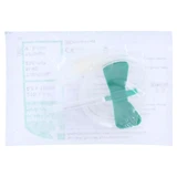 Butterfly needle, 21 G, green, 1 pc