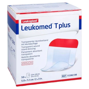 Pansements stériles Leukomed Transp.plus, 5 paquets de 50