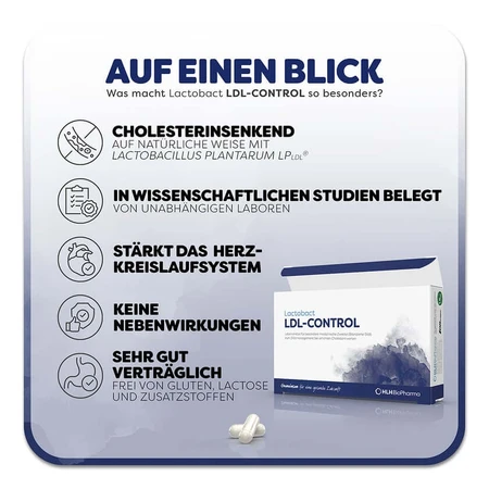 Lactobact LDL-Control, 30 capsules