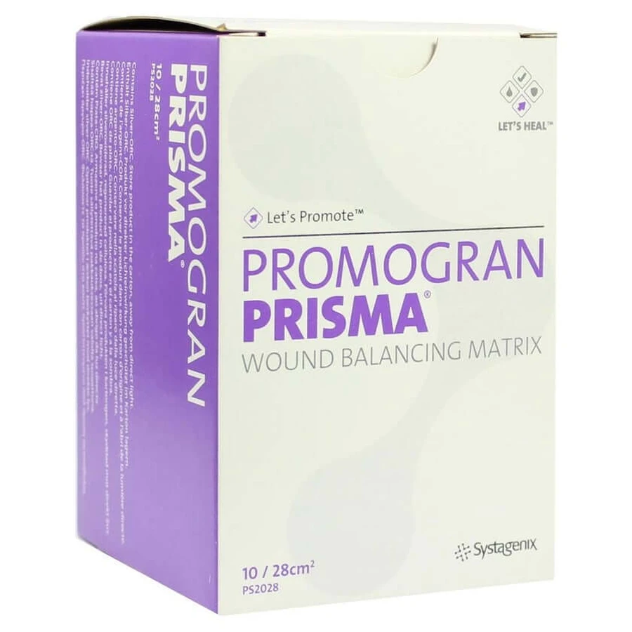 Promogran Prisma 28 cm² Tampons, 10-pack