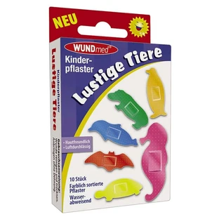 Parches infantiles con motivos de animales divertidos, paquete de 10