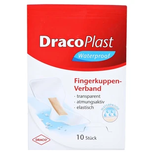 Pansements imperméables Dracoplast pour le bout des doigts, paquet de 10