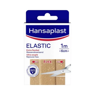 Bande élastique Hansaplast, 1 m x 6 cm, 1 pièce