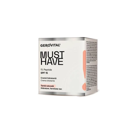 Gerovital Must Have Feuchtigkeitscreme 1 % Peptide LSF 15, 50 ml