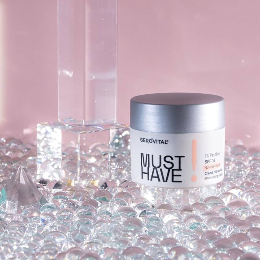 Gerovital Must Have Feuchtigkeitscreme 1 % Peptide LSF 15, 50 ml