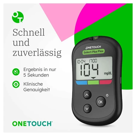 OneTouch Select Plus Flex bloedglucosemeter (mg/dL) 1 stuk