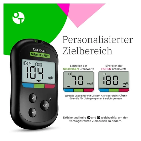 OneTouch Select Plus Flex bloedglucosemeter (mg/dL) 1 stuk