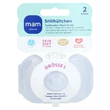Tétines d'allaitement MAM, taille L, lot de 2