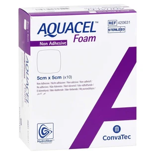 Aquacel Foam Non-Adhesive 5x5 cm Dressing, 10 Count