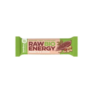Raw Energy Barrita energética de cacahuete y cacao x 50g, Bombus