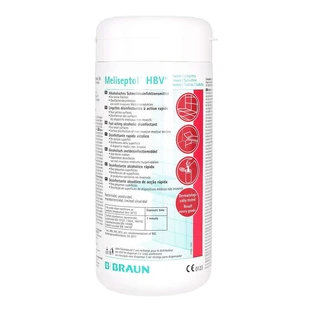 Boîte distributrice de lingettes Meliseptol HBV, 100 lingettes