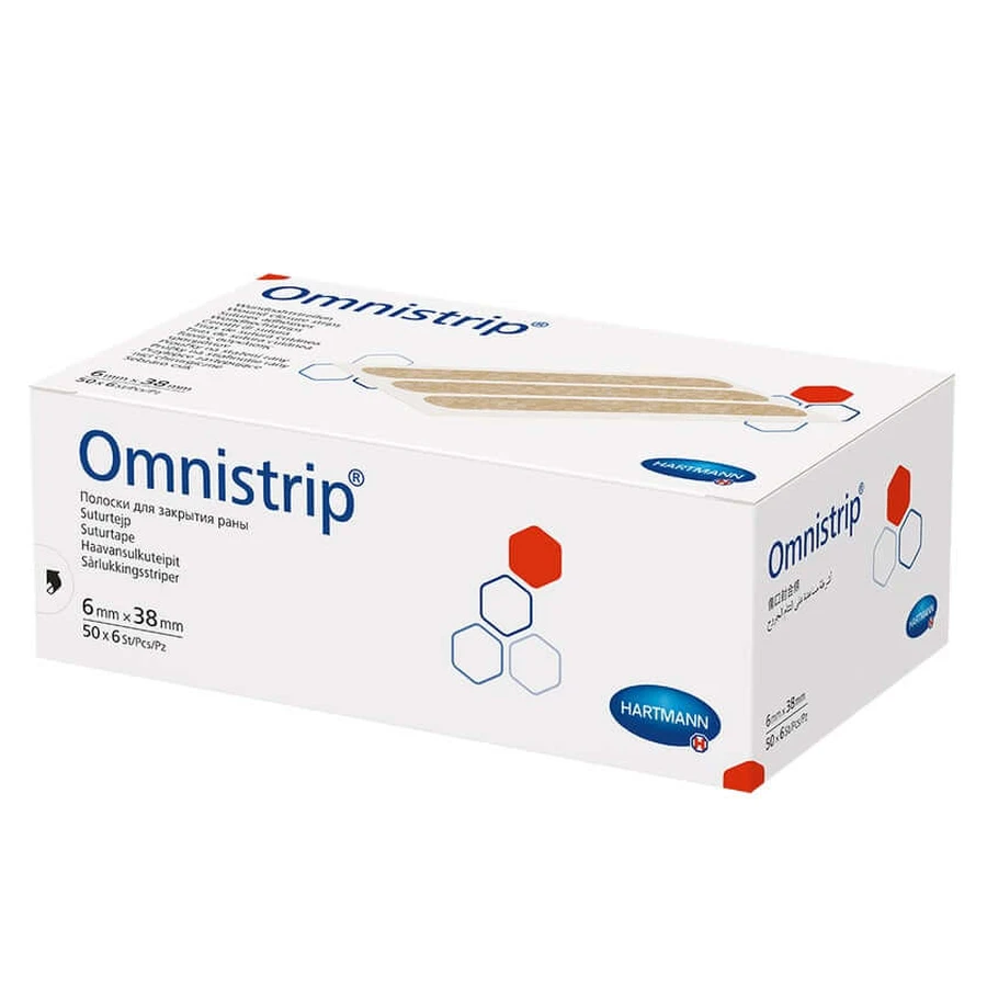 Omnistrip Wound Closure Strips 6 x 38 mm, 300 pcs