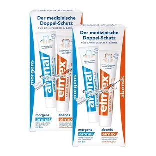 Aronal/elmex Double Protection, lot de 2 (2 x 75 ml)