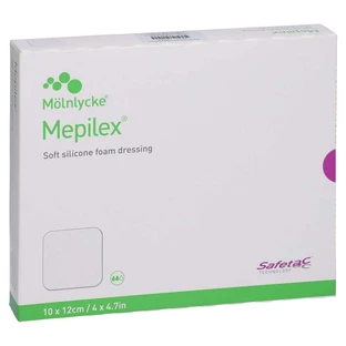 Mepilex schuimverband 10 x 12 cm, 5 stuks
