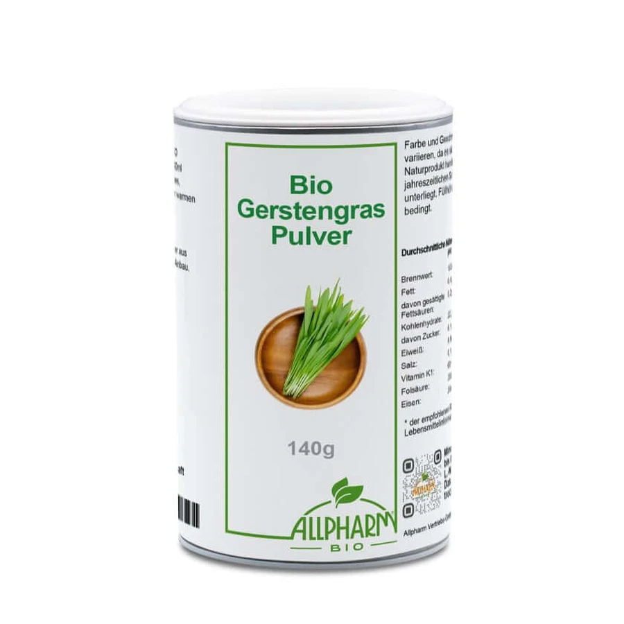 Allpharm Organic Barley Grass 140 g