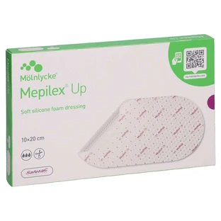Apósito de espuma Mepilex Up de 10 x 20 cm, 5 unidades