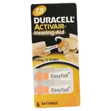 Duracell 13-batterijen voor hoortoestellen, 6-pack
