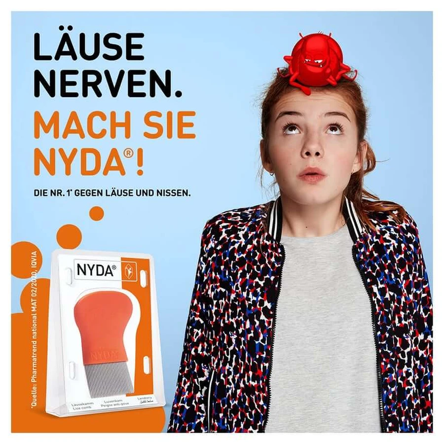 NYDA Läuse- und Nissenkamm 1 St