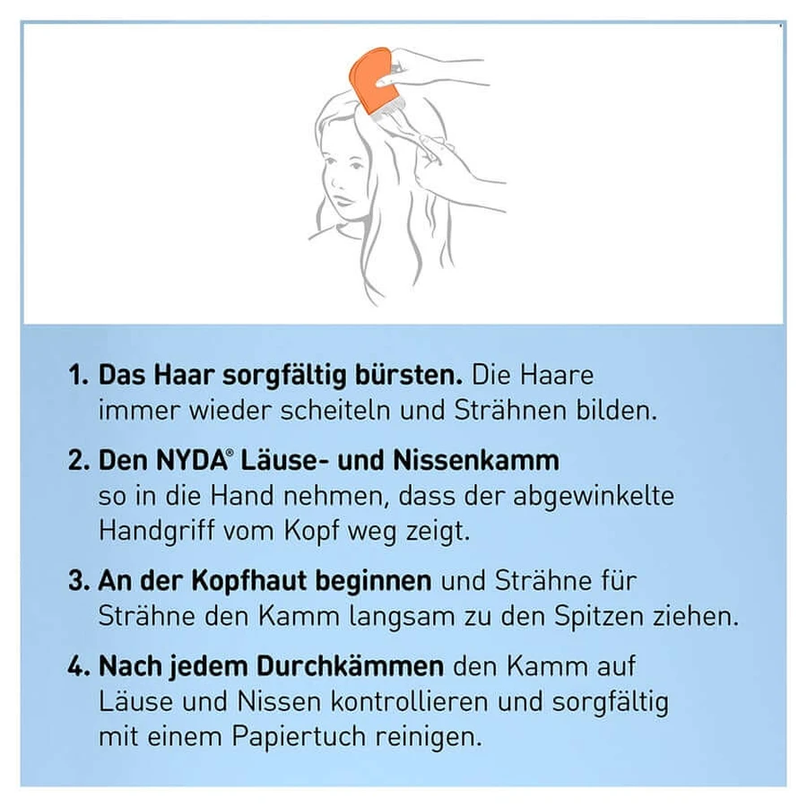 NYDA Läuse- und Nissenkamm 1 St