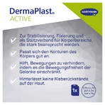 DermaPlast Active Sport Tape, wit, 3,75 cm x 7 m, 1 rol