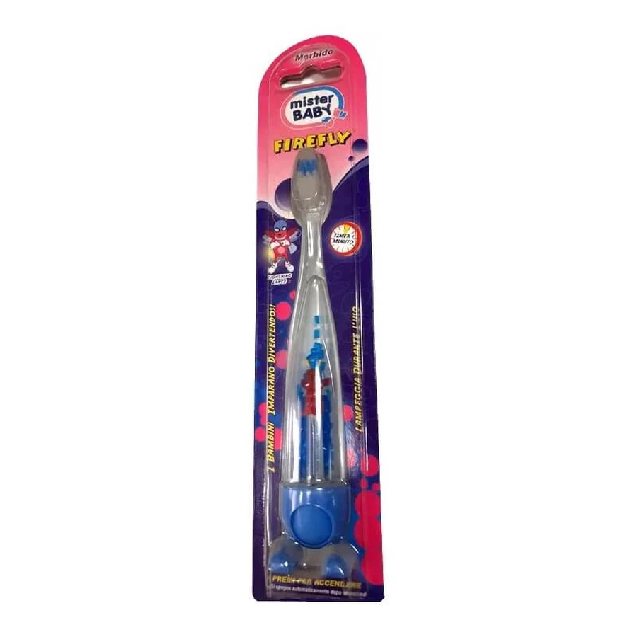 Mister Baby Firefly: cepillo de dientes suave y luminoso «Lightning Lance»
