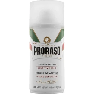 Proraso Sensitive Skin - Mousse à raser pour peaux sensibles, 300 ml