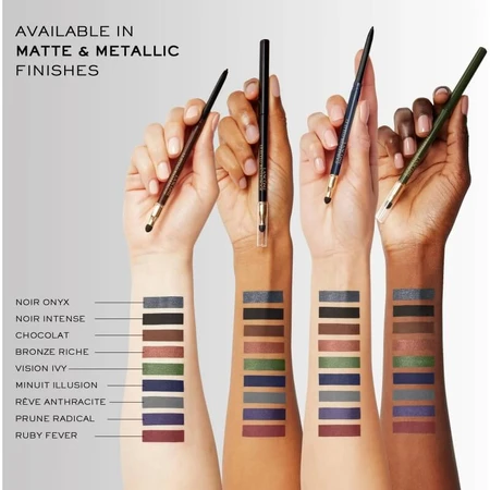 Lancôme Stylo - Lápiz delineador de ojos resistente al agua n.º 02 Noir Intense