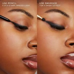 Lancôme Stylo - Lápiz delineador de ojos resistente al agua n.º 02 Noir Intense