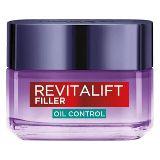 L'Oréal Paris Revitalift Filler 8H Control de Grasa - Crema-gel con ácido hialurónico, 50 ml