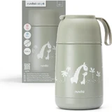 Nuvita Thermos - Recipiente para alimentos de acero inoxidable de 620 ml - verde