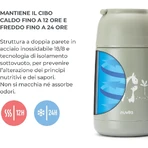 Nuvita Thermos - Recipiente para alimentos de acero inoxidable de 620 ml - verde